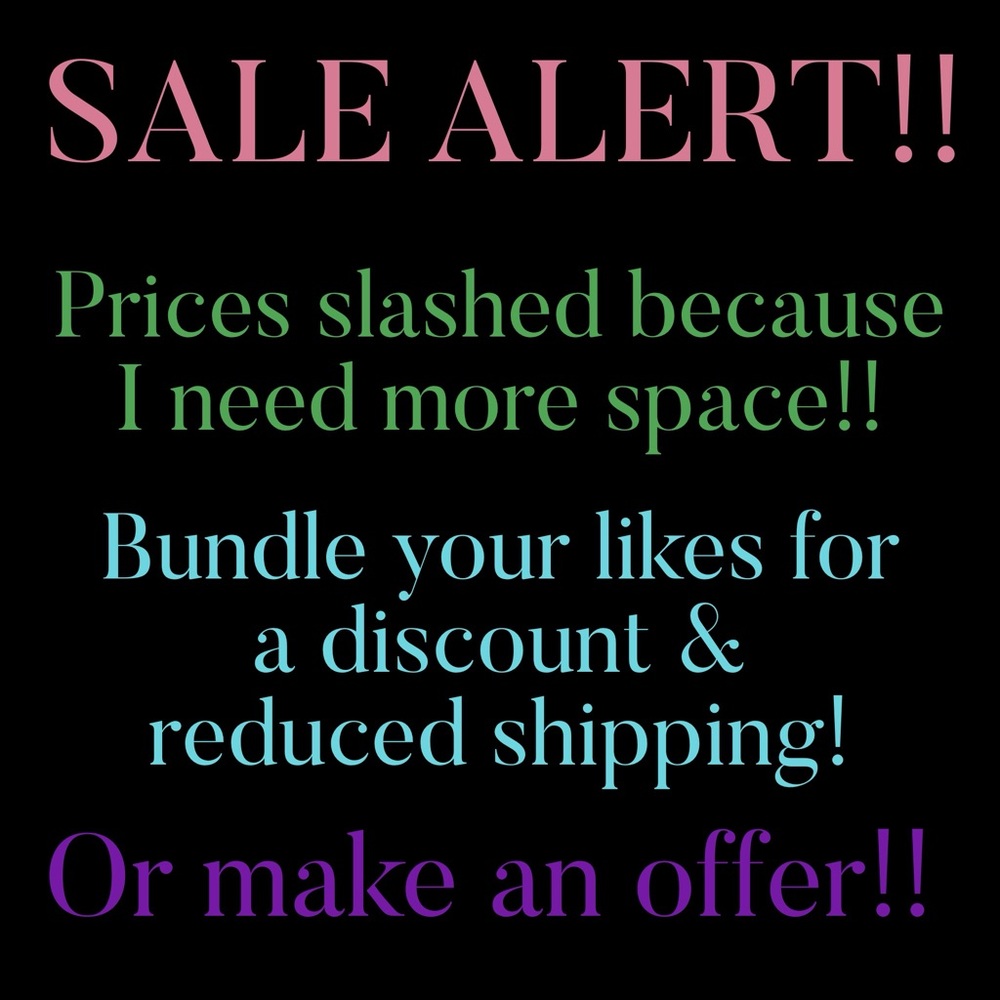 Just Did Some Big Price Drops As I Need To Make Some Space!